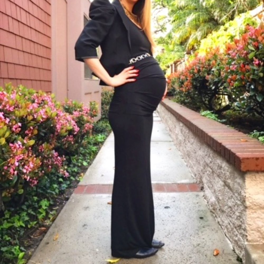 Ingrid and Isabel Long Shirred Tank Dress XS